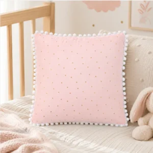 Cuscino quadrato con palline